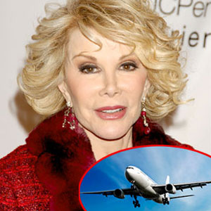 Joan Rivers, Airplane Joan Rivers, Airplane